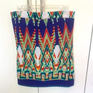 Boston Proper Women’s geometric print tub top